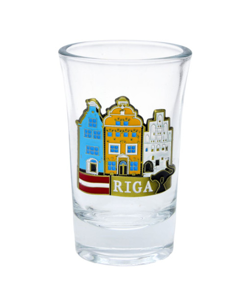 Rīgas šotu glāzīte ar Trīs